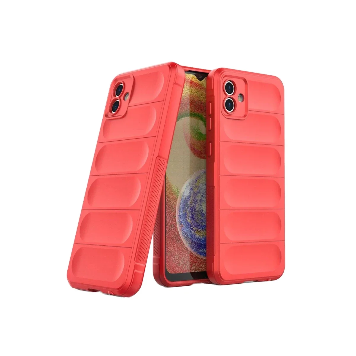Samsung Galaxy A05 Kılıf Optimum Silikon - Kırmızı görsel 3