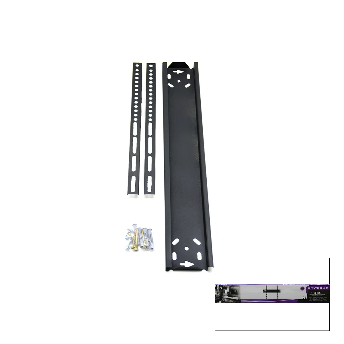 TV Sabit Duvar Askı Aparatı LCD/LED 32-65 inç 82x165 cm görsel 2