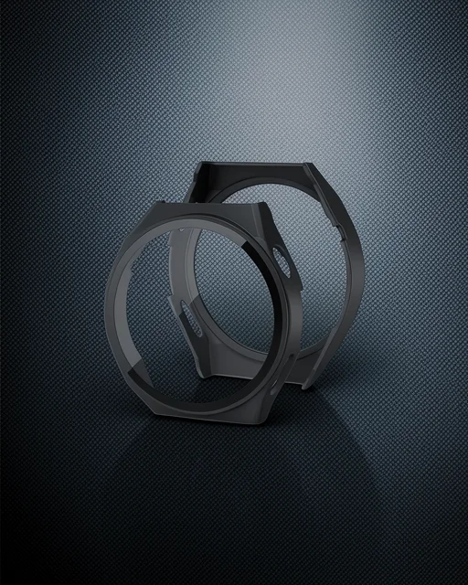Huawei Watch Gt2 42mm Dota Camlı Kasa Ekran Koruyucu - Siyah