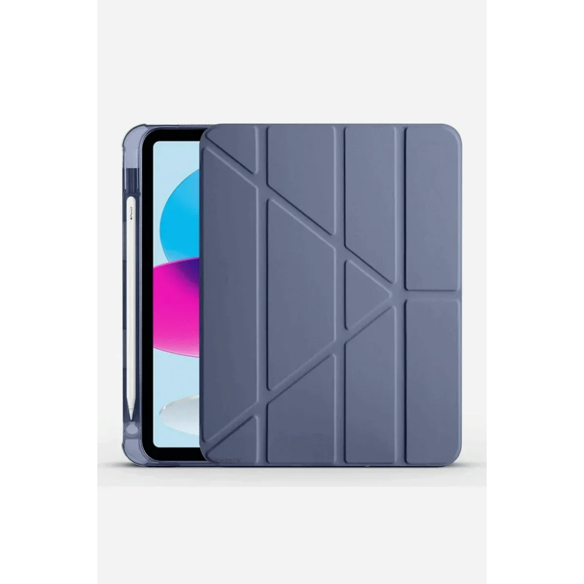 Apple iPad 2025 10.9 10.Nesil (A16) Kılıf Kalemlikli Mars Tablet Kılıfı - Lavender