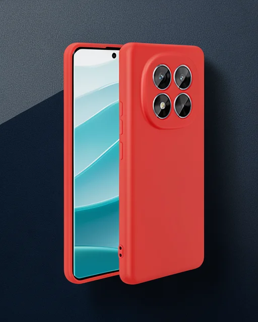 Xiaomi Redmi Note 14 Pro 5g Kılıf First Silikon - Kırmızı