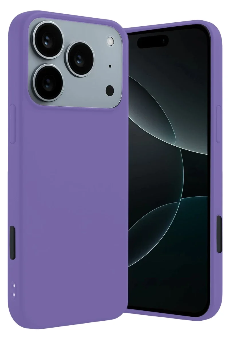 Apple iPhone 17 Pro First Silikon - Lila
