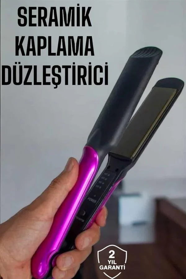 Serak Kaplama Isı Ayarlı Yıpranma Karşıtı Saç Düzleştirici görsel 2
