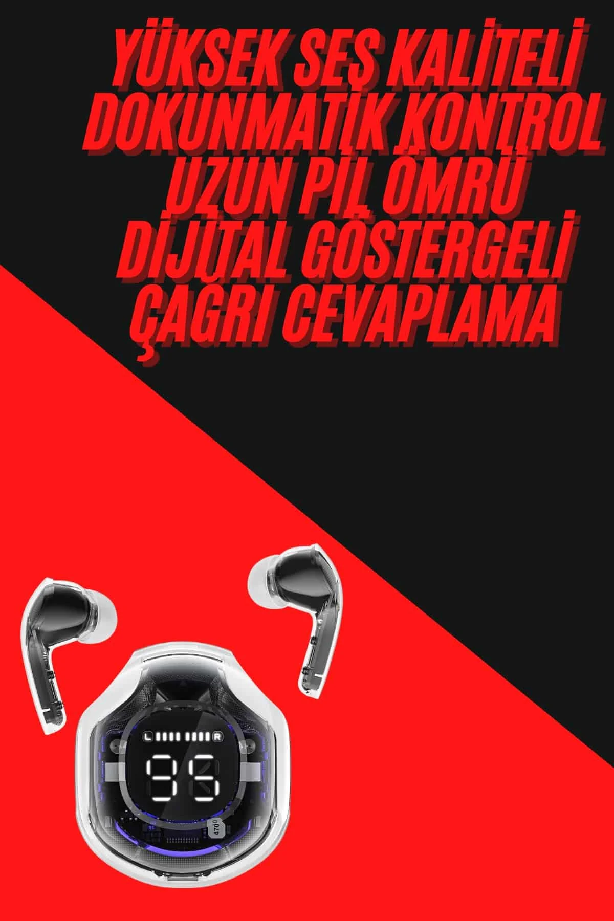 Yeni Nesil Ultrapods Pro Bluetooth Kulaklık Extra Bass Yüksek krofon Kalitesi görsel 2