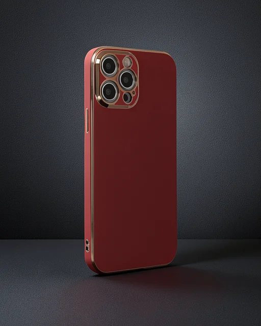 Apple İphone 12 Pro Kılıf Volet Silikon - Kırmızı