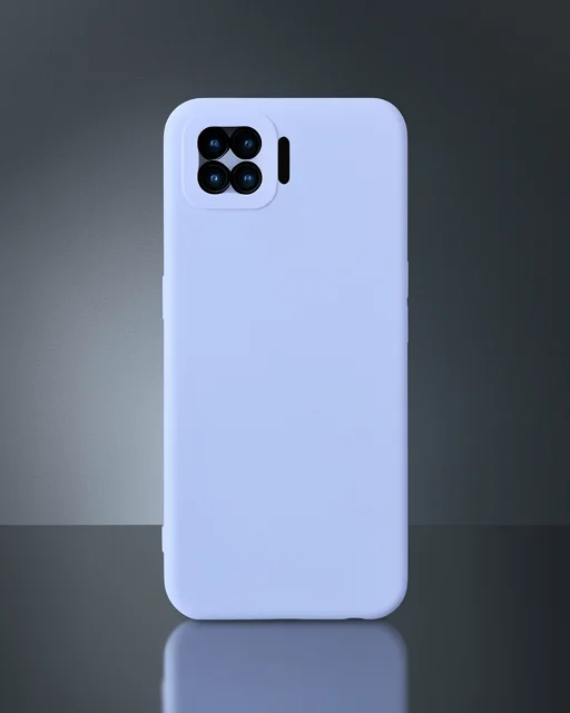 Oppo A73 Kılıf Nano İçi Kadife Silikon - Lila