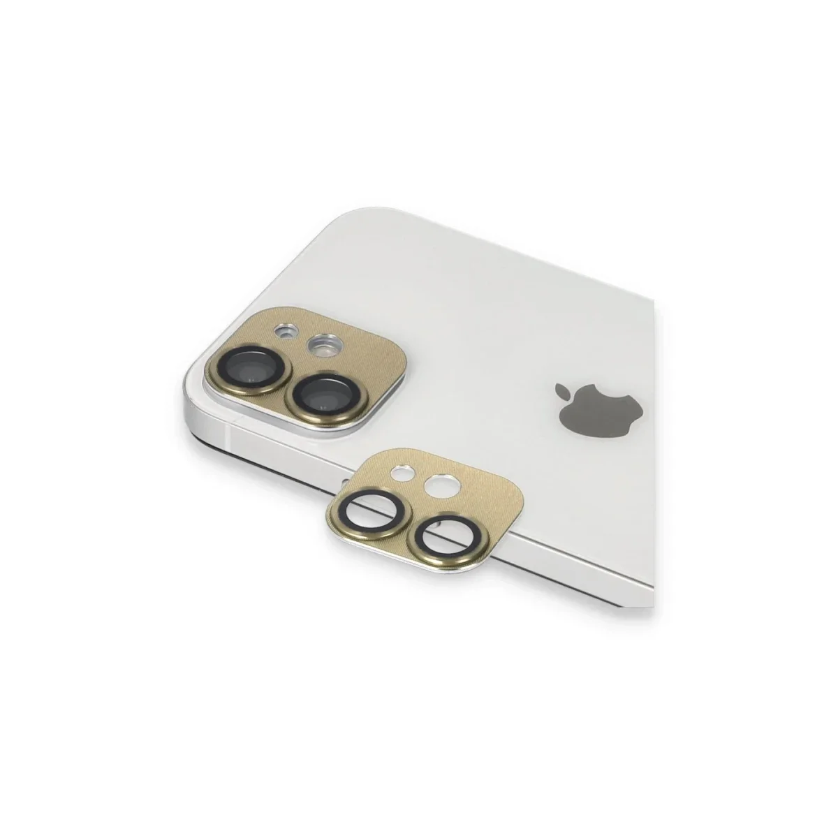 Apple iPhone 11 Pers Alüminyum Kamera Lens - Gold