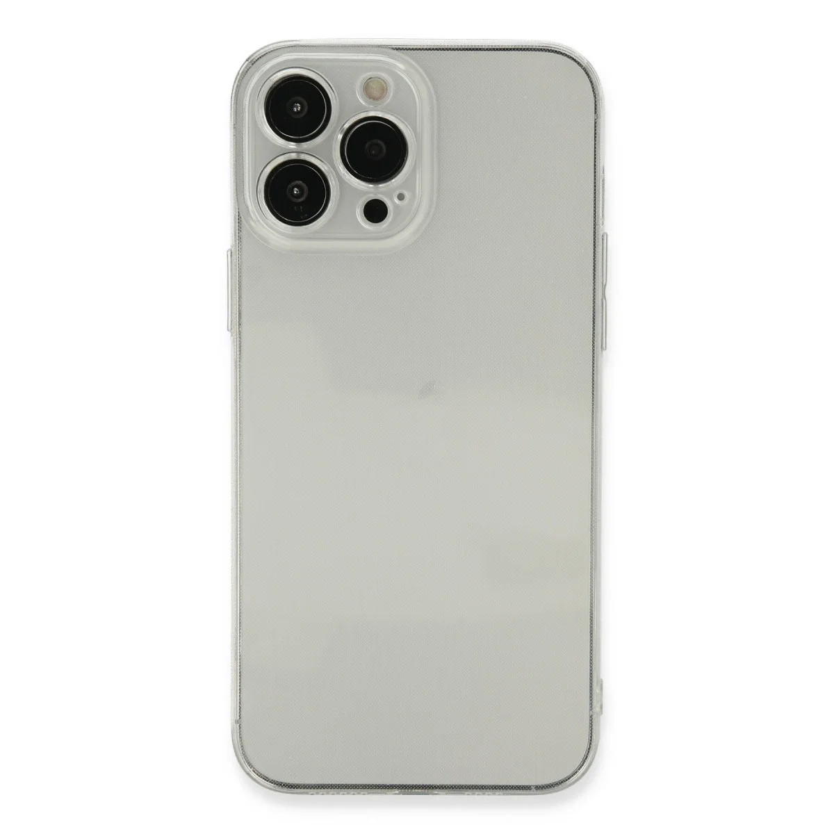Apple İphone 13 Pro Kılıf Fly Lens Silikon - Şeffaf görsel 2