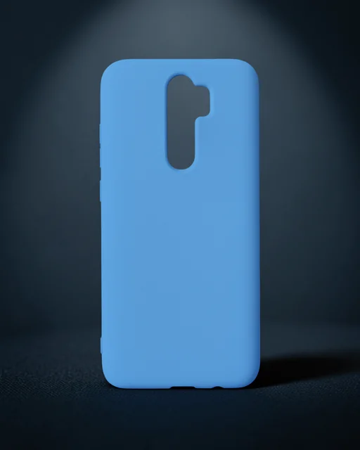 Xiaomi Redmi Note 8 Pro Kılıf Nano İçi Kadife Silikon - Mavi