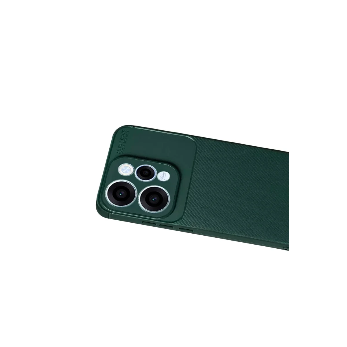 Oppo Reno 15 Auto Focus Karbon Kapak - Koyu Yeşil görsel 4