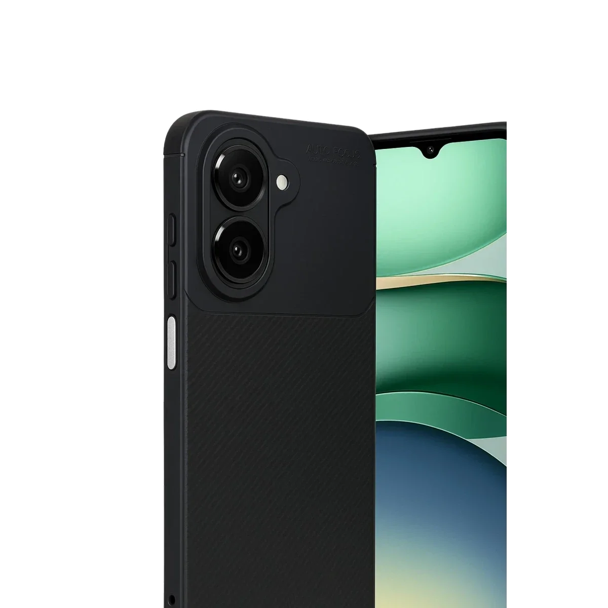Samsung Galaxy A07 4G Auto Focus Karbon Kapak - Siyah görsel 4