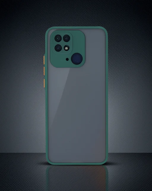 Xiaomi Redmi 10c Kılıf Montreal Silikon Kapak - Yeşil