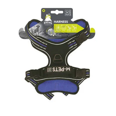 Hiking Reflektörlü Köpek Göğüs Tasması Mavi Medium 40-75 Cm