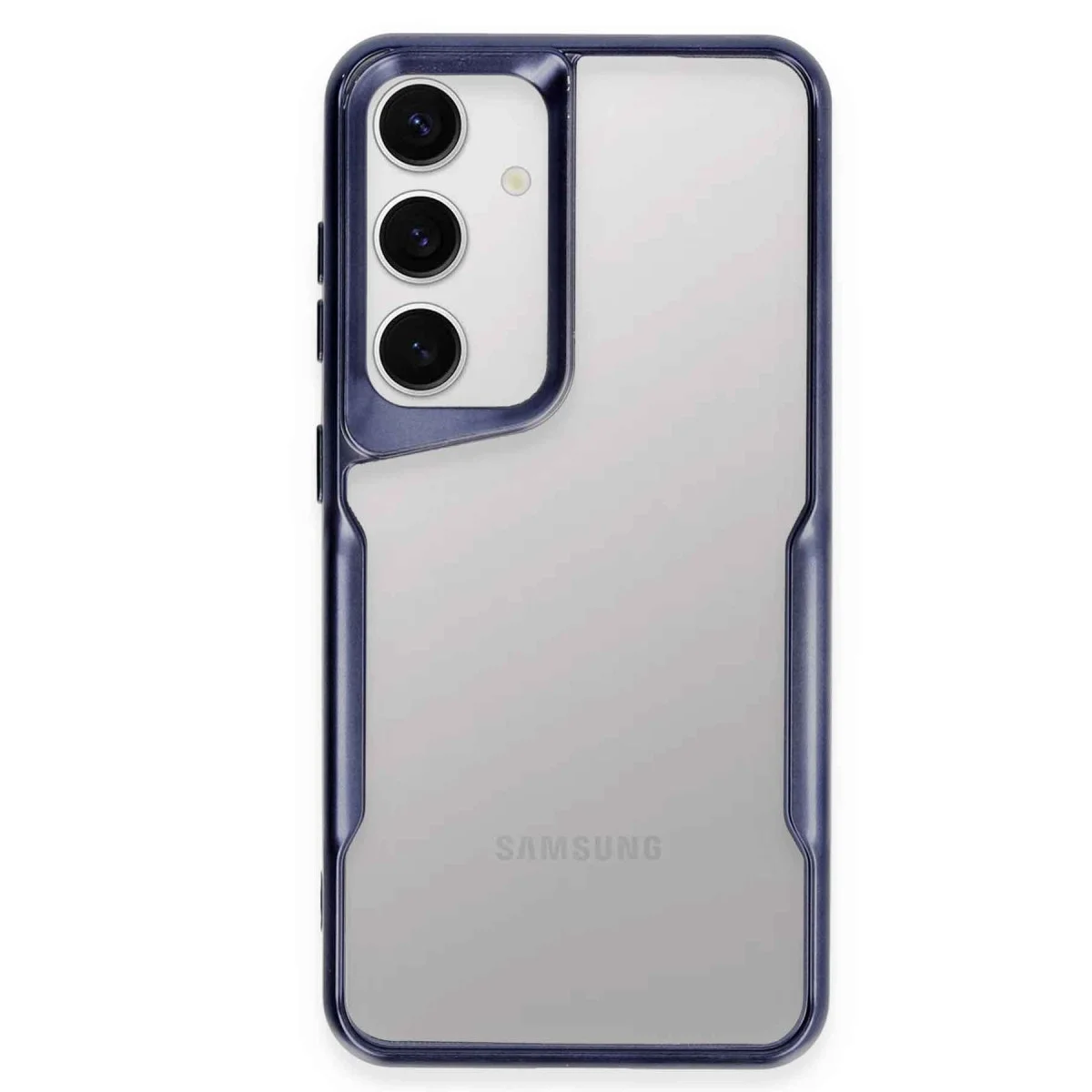 Samsung Galaxy S24 Kılıf Boyi Silikon Kapak - Lacivert