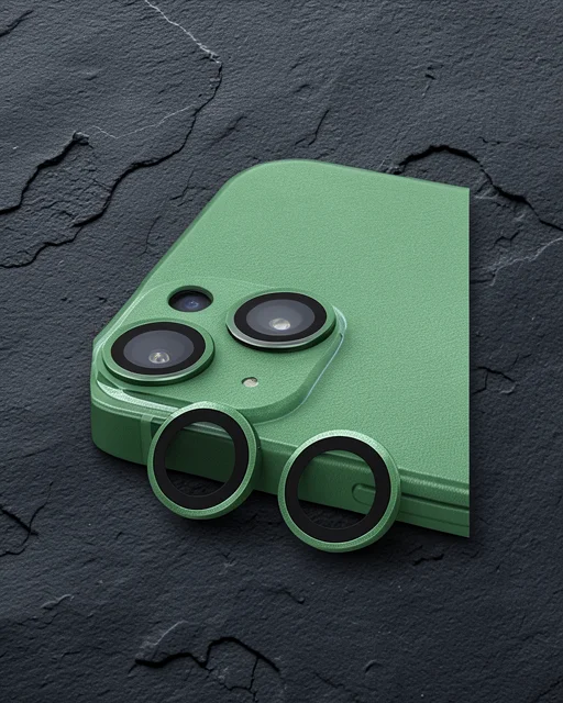 Apple İphone 13 Raze Metal Kamera Lens - Yeşil