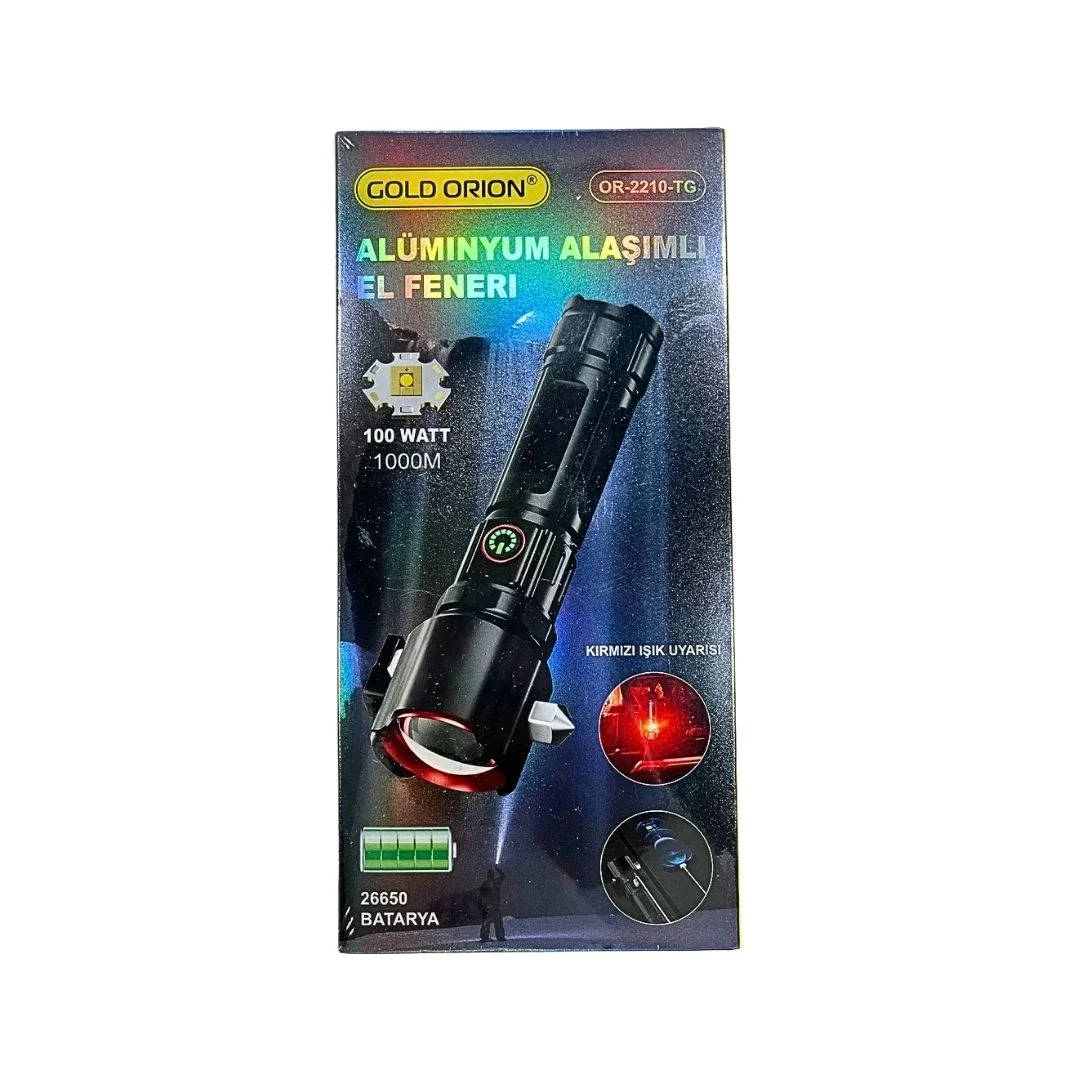 USB El Feneri 100 W görsel 2