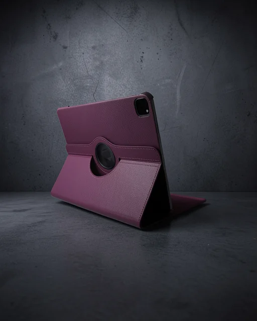 Apple İpad Pro 11 (2020) Kılıf 360 Tablet Deri Kılıf - Mürdüm