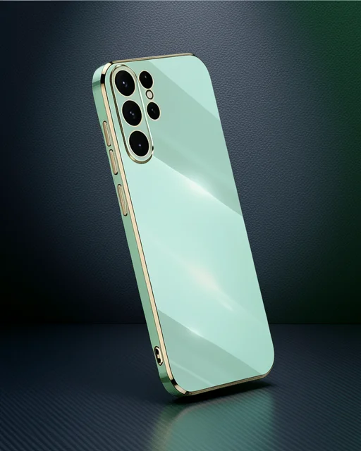 Samsung Galaxy S25 Ultra Kılıf Volet Silikon - Açık Yeşil