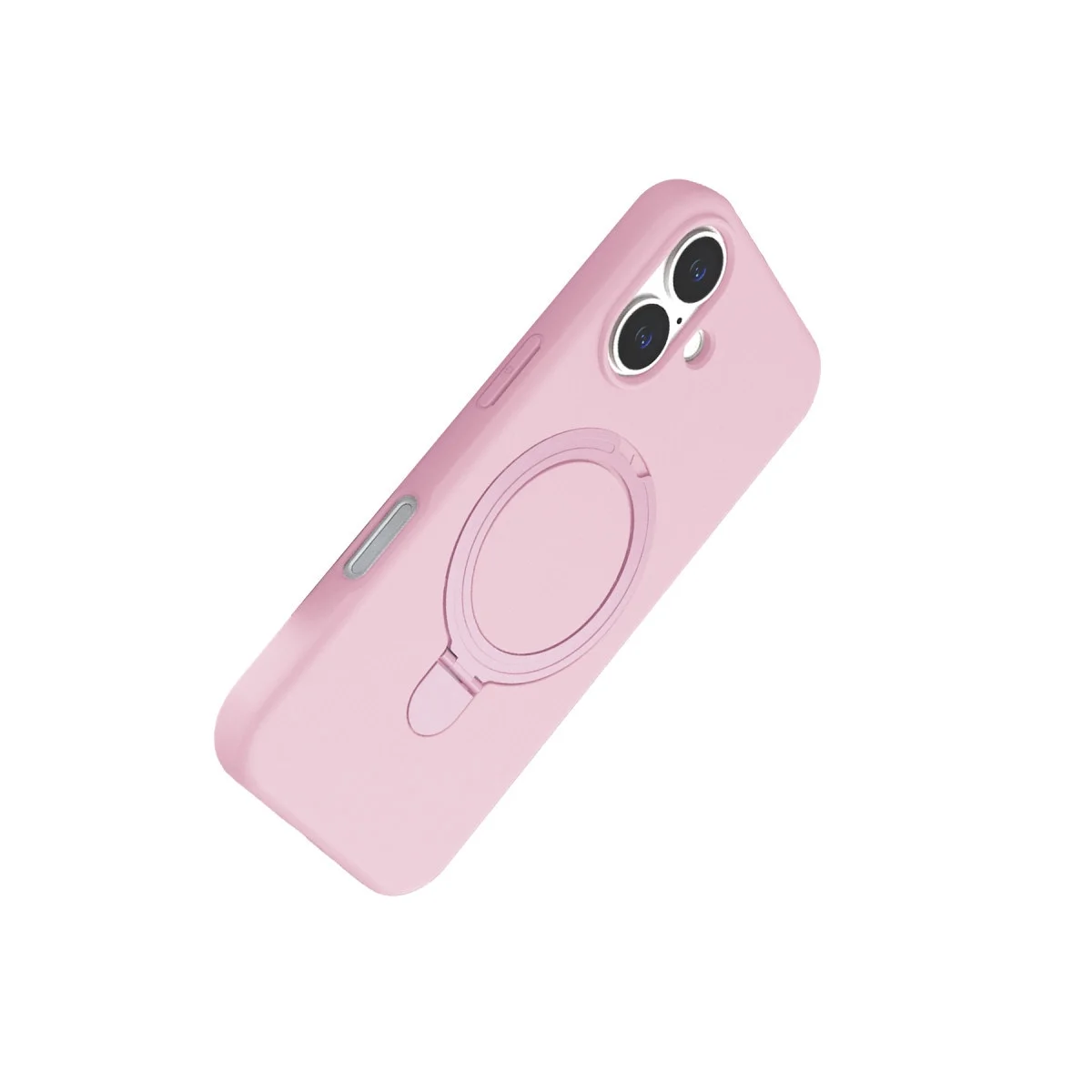 Apple İphone 16 Regal Magsafe Standlı Kapak - Açık Pembe görsel 4