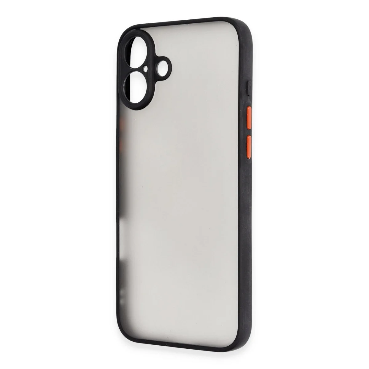 Apple İphone 16 Plus Kılıf Montreal Silikon Kapak - Siyah görsel 3