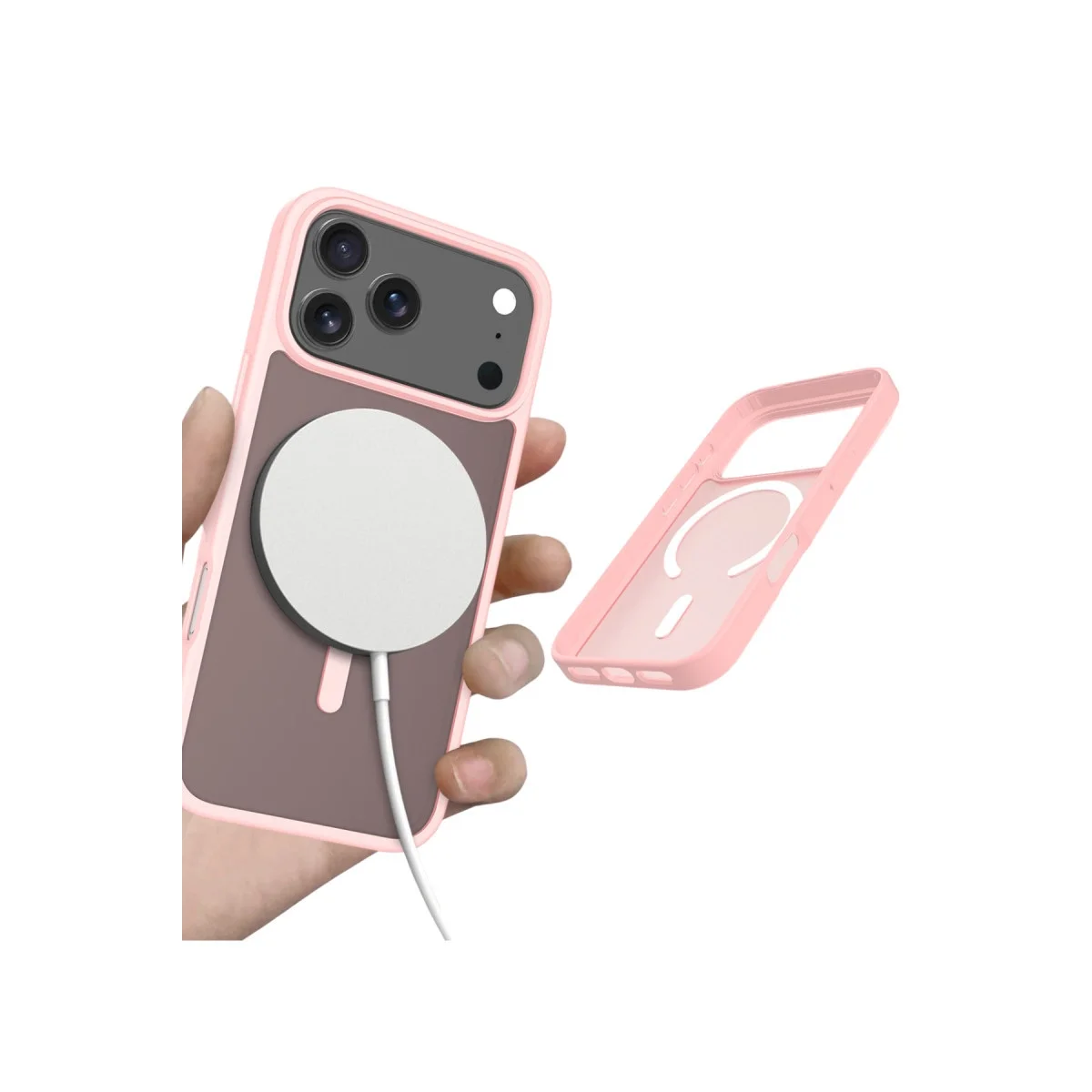Joko Apple İphone 17 Pro Max Jota Magsafe Kapak - Pudra görsel 3