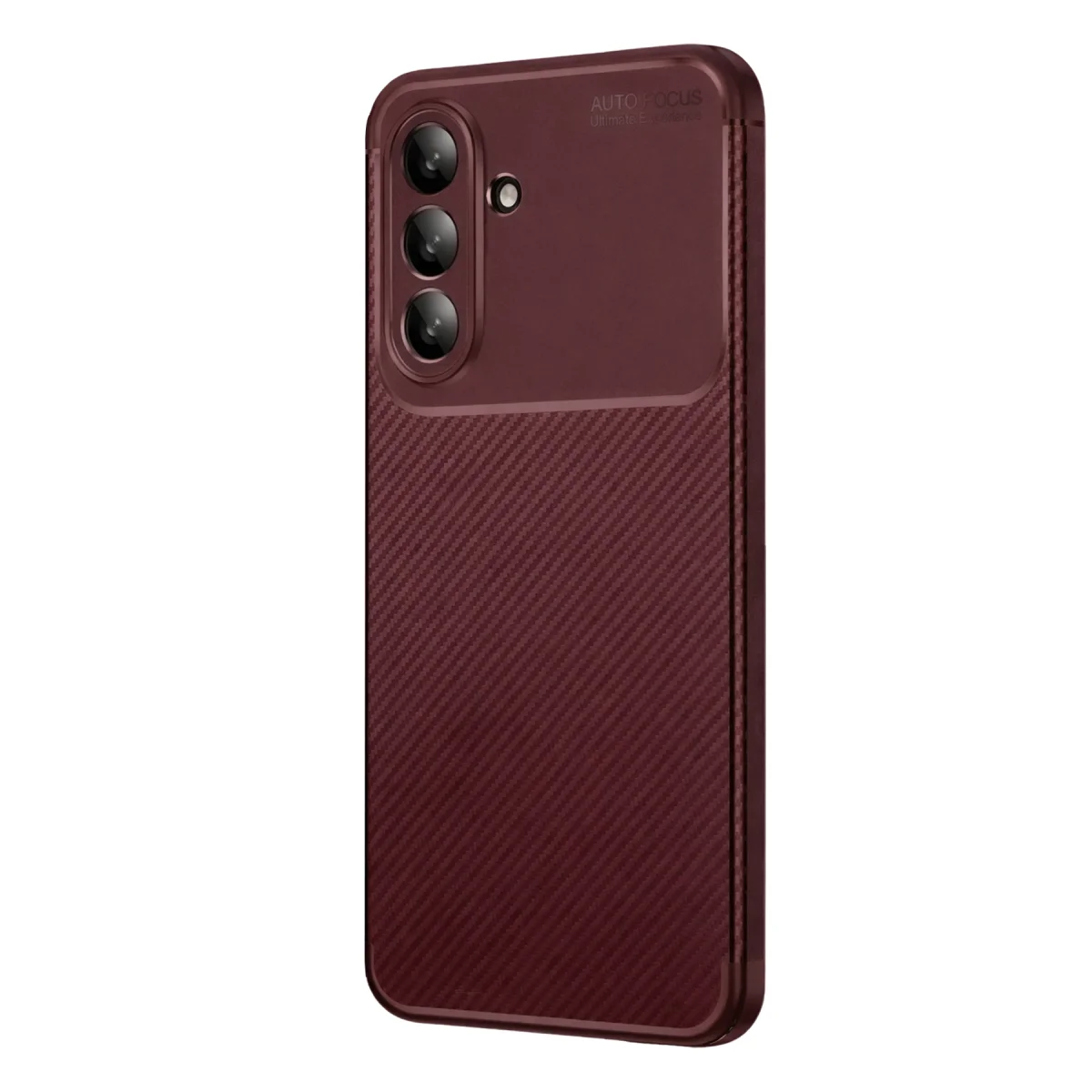 Samsung Galaxy A27 5G Auto Focus Karbon Kapak - Bordo görsel 2