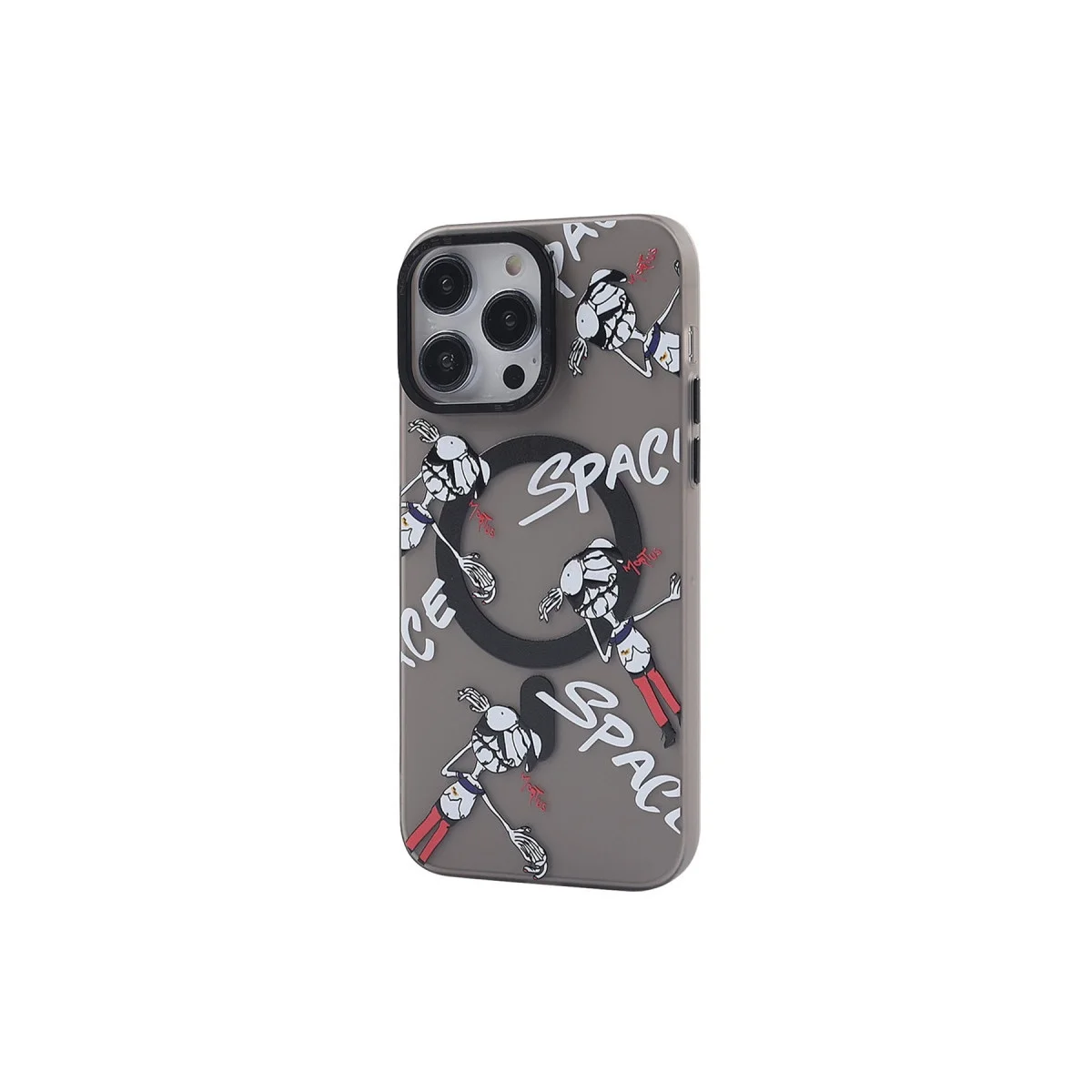 Apple İphone 13 Pro Kılıf Apollo Magneticsafe Desenli Kapak - Apollo Siyah - 3 görsel 2