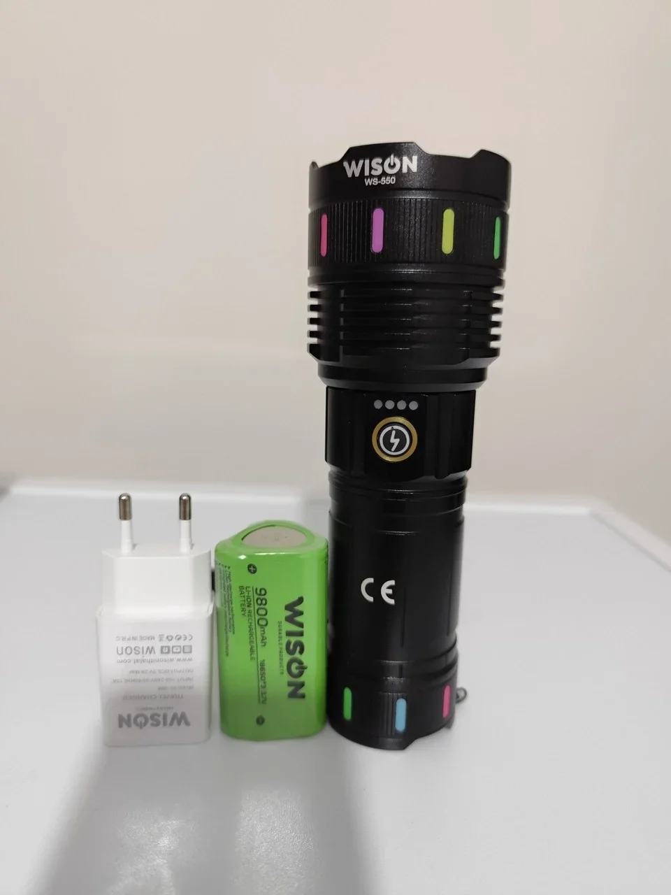 Ws-550 30w 3000 Lümen Zoomlu Profosyonel El Feneri görsel 2