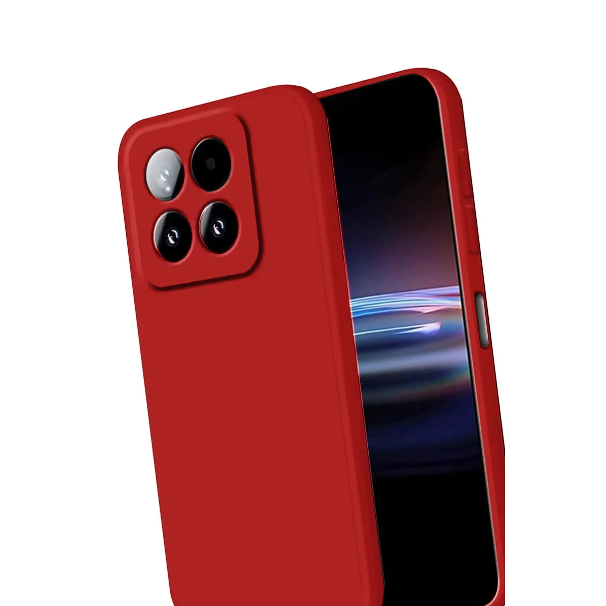 Xiaomi Mi 15t First Silikon - Kırmızı görsel 3