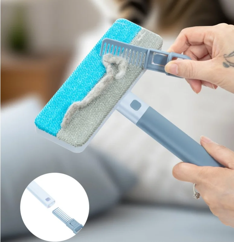 Çift Yönlü Evcil Hayvan Tüy Toplayıcı ve Yüzey Tezleme Fırçası görsel 5