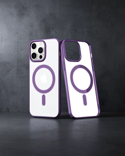 Apple İphone 13 Pro Kılıf Element Magneticsafe Sert Kapak - Derin Mor