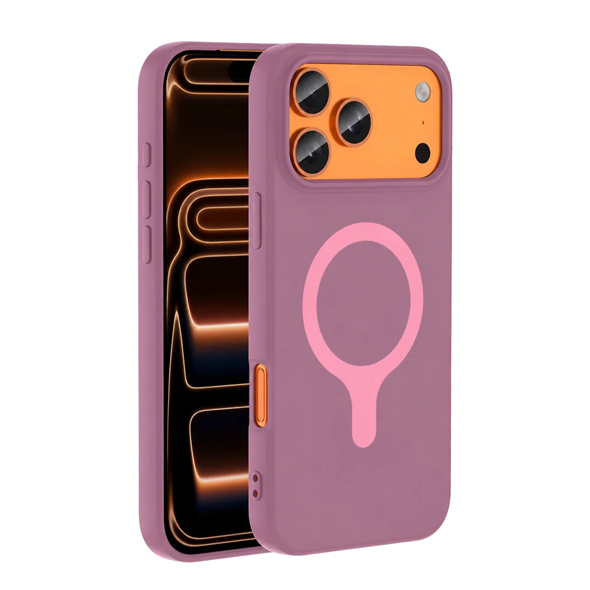 Joko Apple iPhone 18 Pro/17 Pro Z Silikon Magsafe Kapak - Mor