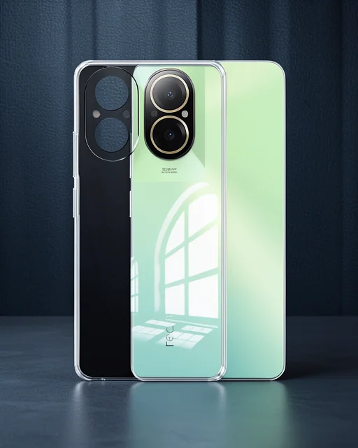 Realme 12 Lite Kılıf Lüx Şeffaf Silikon