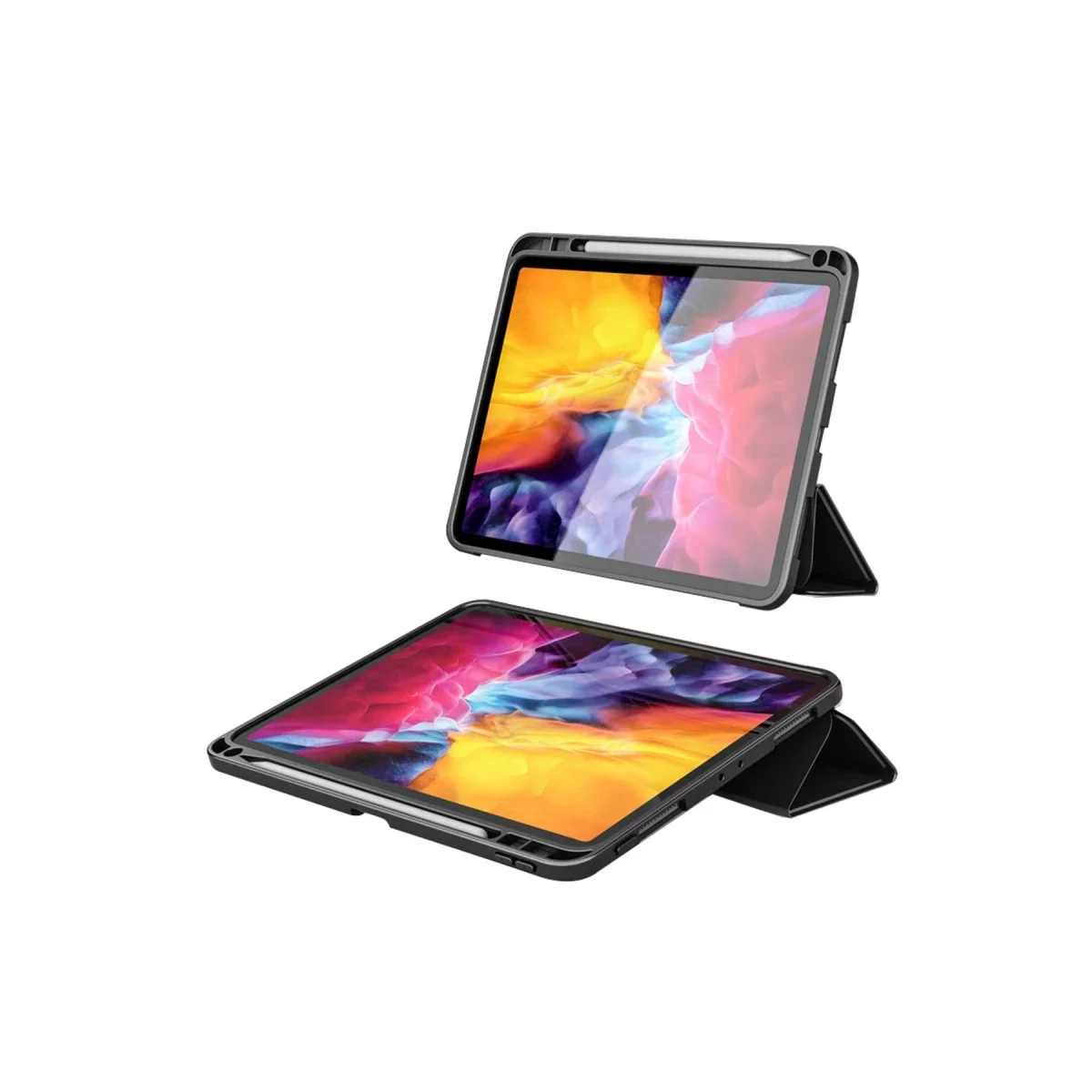 Apple iPad 10.2 (7.nesil) Kılıf Tablet Focus Silikon - Siyah görsel 4