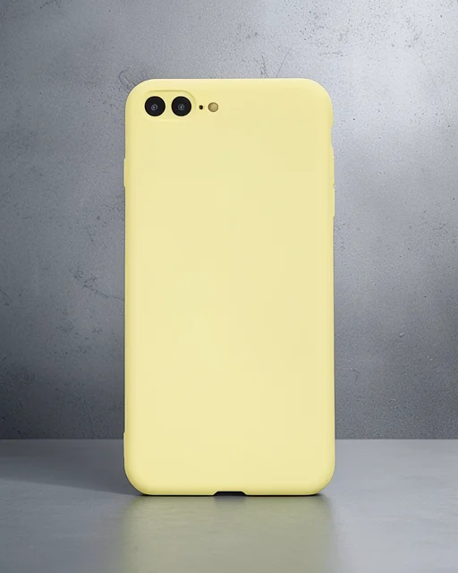 Apple İphone 7 Plus Kılıf First Silikon - Sarı
