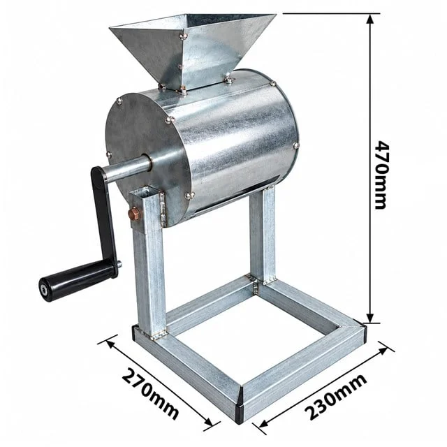 PM-38902 Manuel Yer Fıstığı Soyma Makinesi Metal Profil Gövdeli görsel 4