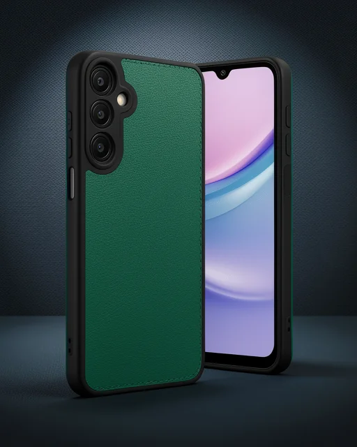 Samsung Galaxy M15 Kılıf Aras Deri Kapak - Açık Yeşil