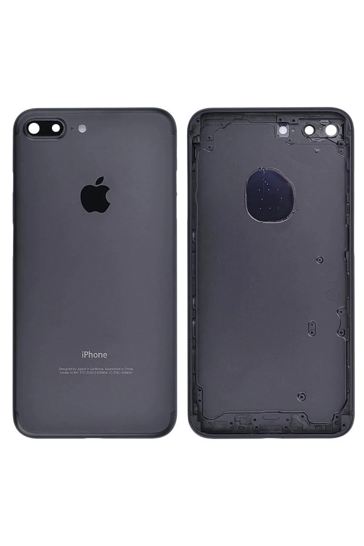 Iphone 7 Plus A Kalite Boş Kasa Siyah görsel 3