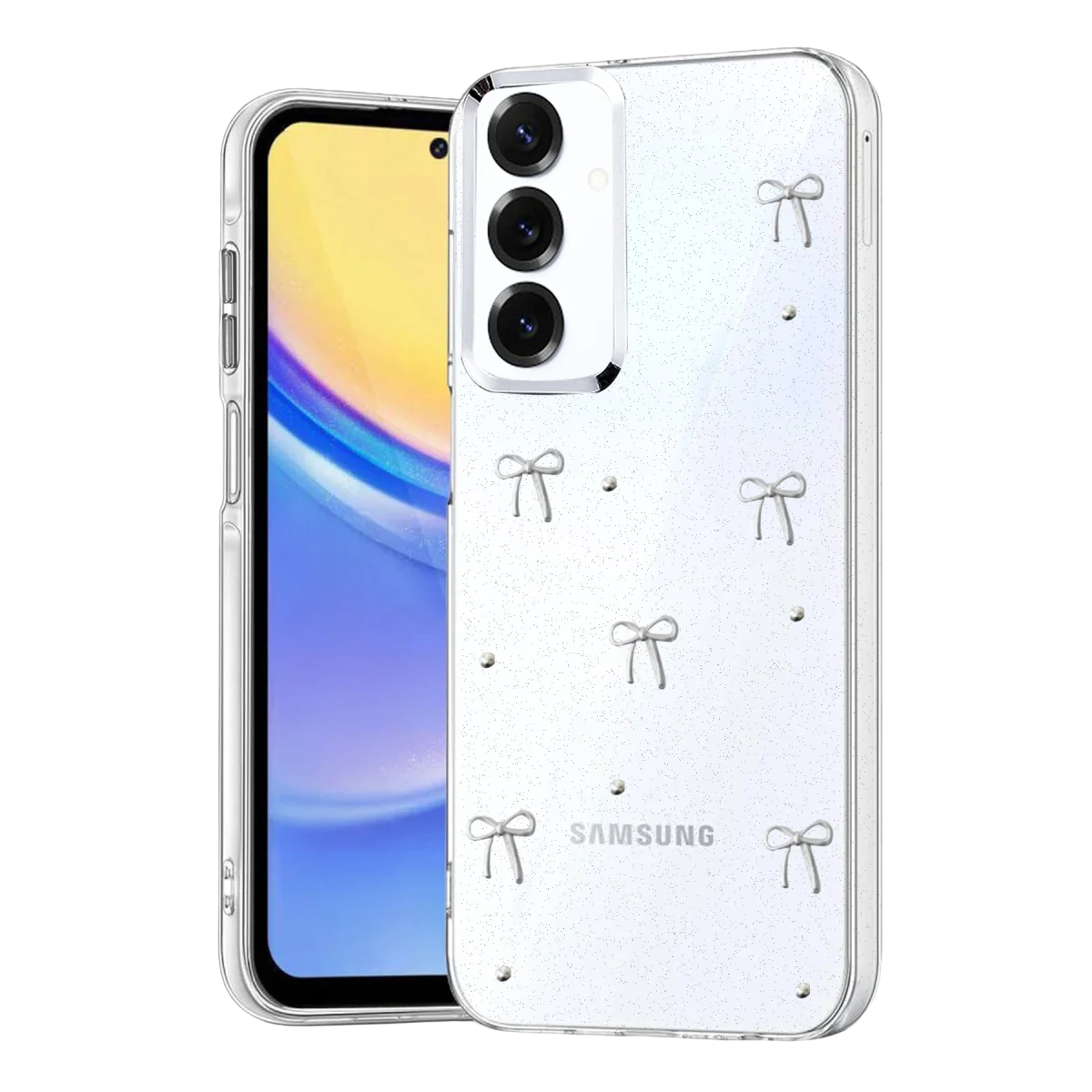 Samsung Galaxy A15 4G Fiyonk Desenli Kapak - Desen 5