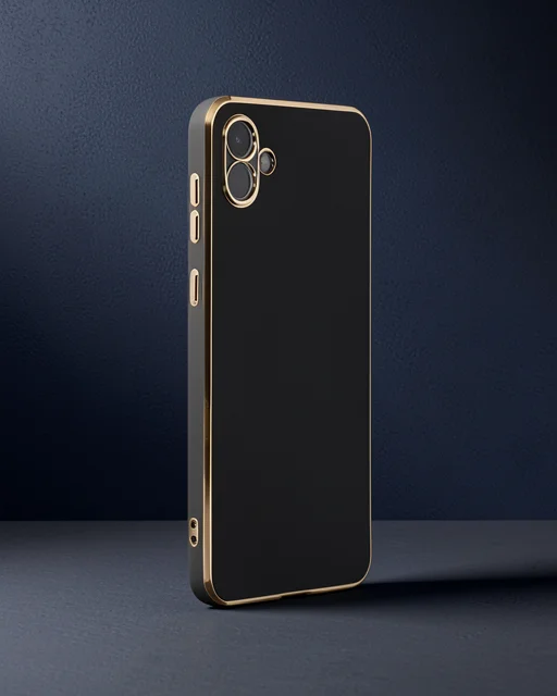 Samsung Galaxy A04 Kılıf Volet Silikon - Siyah