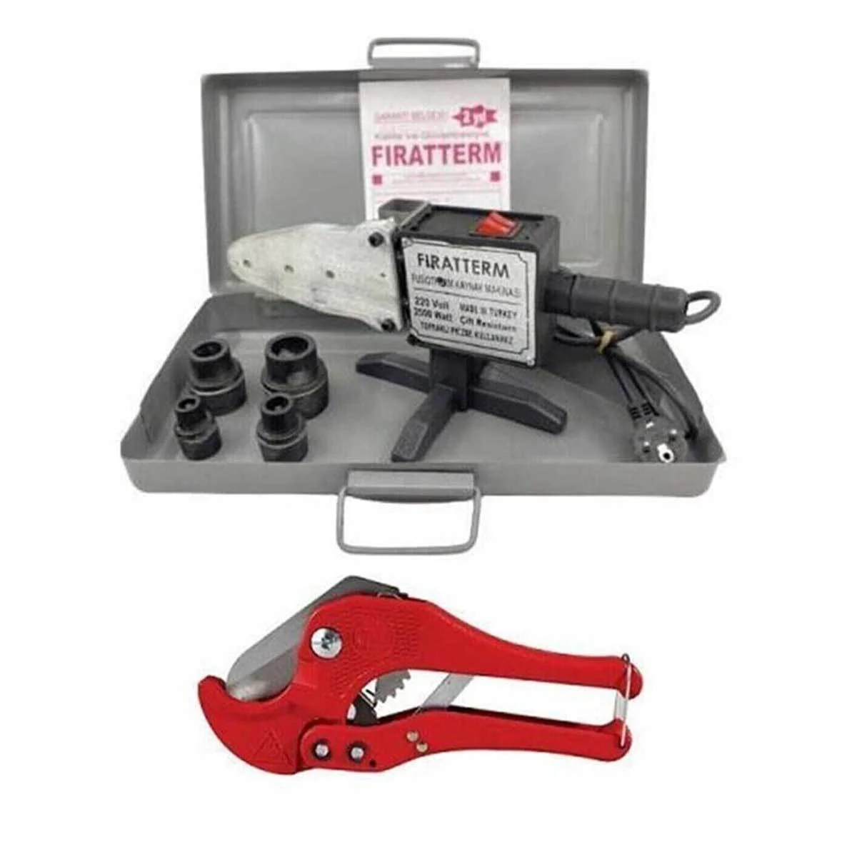 Fıratterm 2500W Pvc Pafta Plastik Boru Tesisat Kaynak Makinesi görsel 2