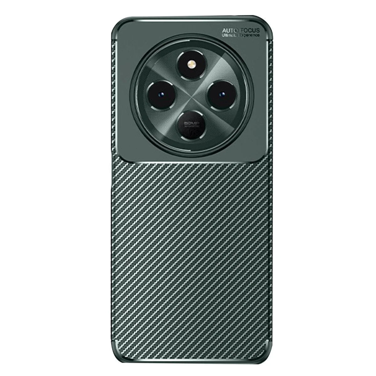 Xiao Red 14c Kılıf Auto Focus Karbon Kapak - Koyu Yeşil