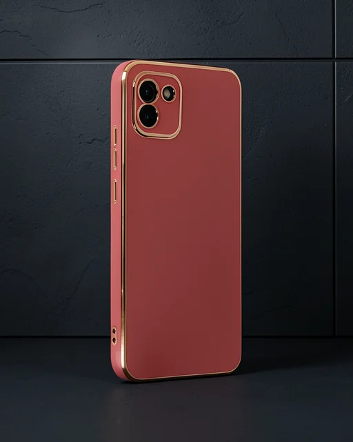 Samsung Galaxy A03 Kılıf Volet Silikon - Kırmızı
