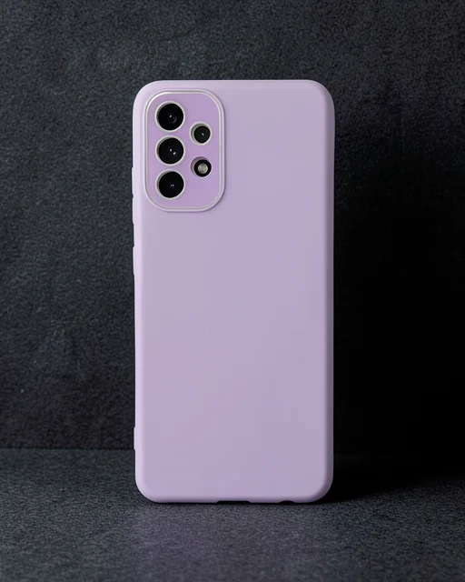 Samsung Galaxy A33 5g Kılıf Lansman Glass Kapak - Lila