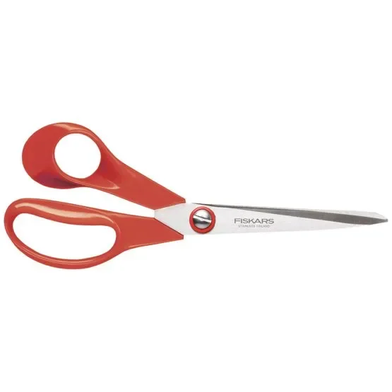 9850 M207 Sol El Kumaş Deri ve Karton Makası No: 8,5 inç / 21 cm - Paslanmaz Çelik
