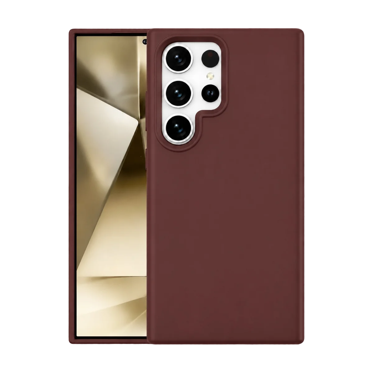 Samsung Galaxy S24 Ultra Kılıf First Silikon - Bordo