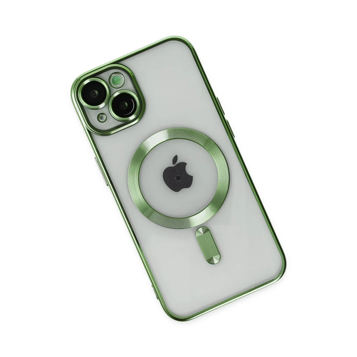 Apple İphone 14 Plus Kılıf Kross Magneticsafe Kapak - Koyu Yeşil görsel 3