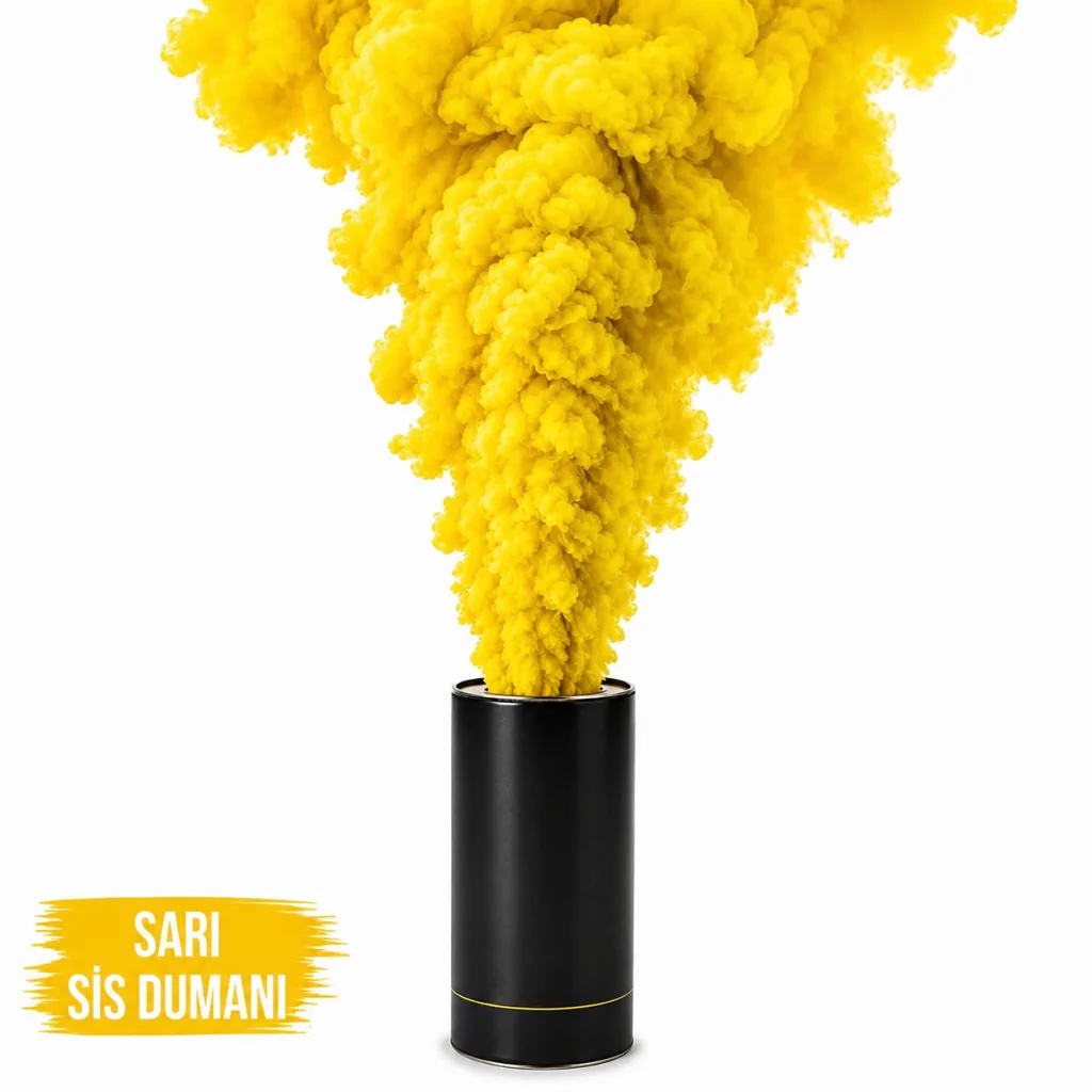 Sarı Renk Sis Sarı Duman 1 Adet
