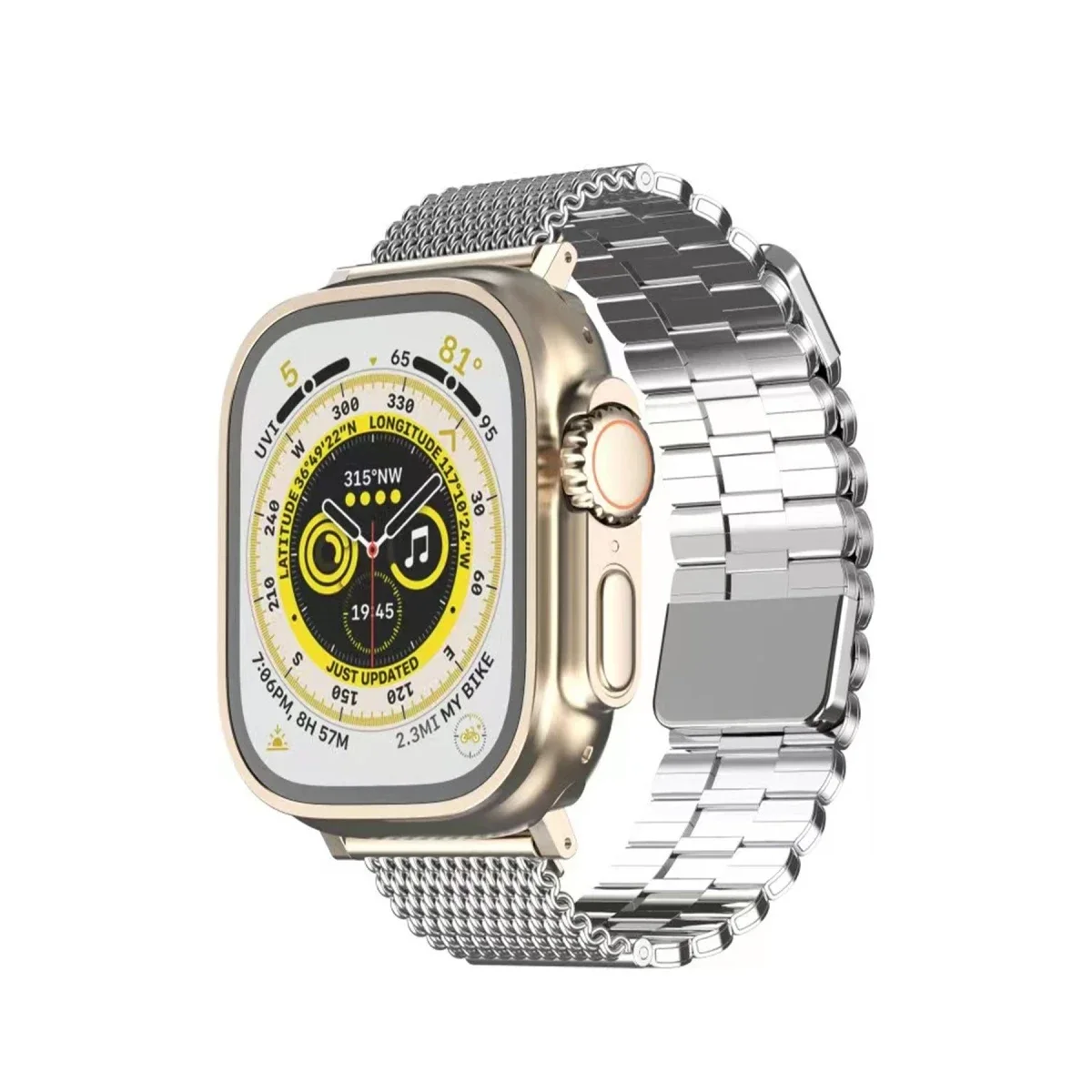 Apple Watch 38mm Ascend Metal Kordon - Gümüş