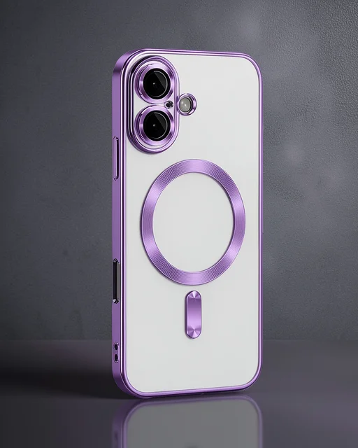 Apple İphone 16 Kılıf Kross Magneticsafe Kapak - Mor